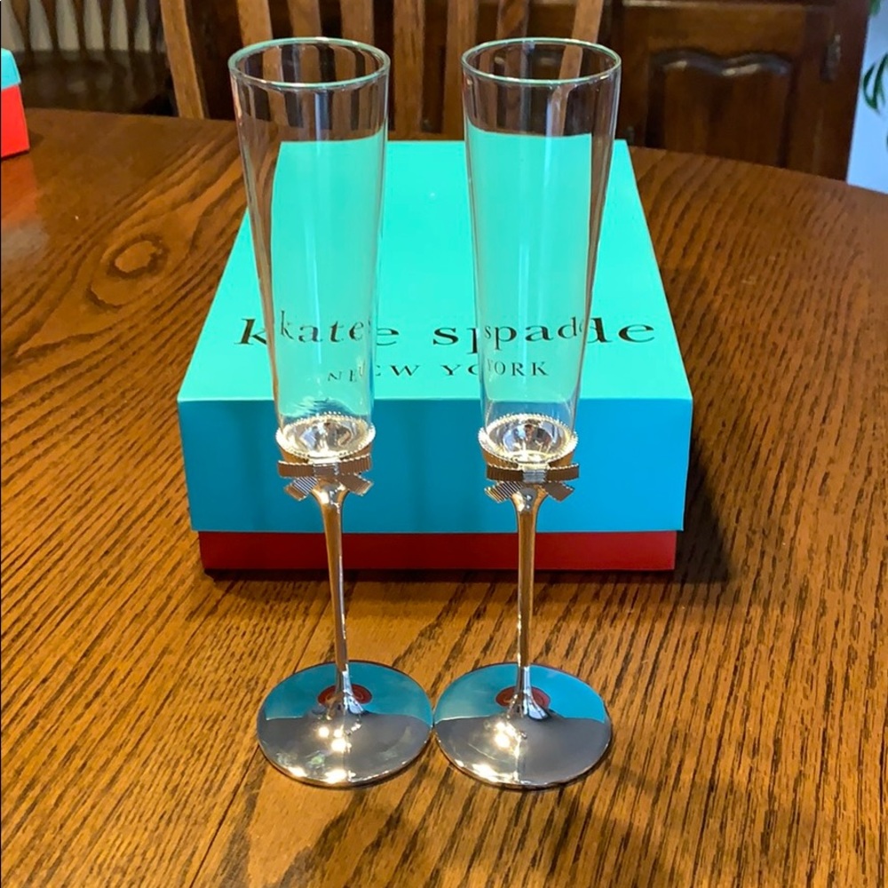 Kate Spade Grace Avenue Flute Pair